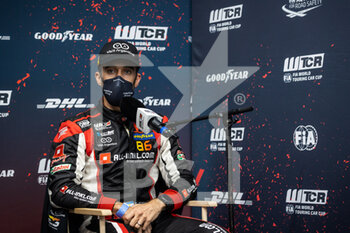 10/10/2021 - Guerrieri Esteban (arg), ALL-INKL.COM Munnich Motorsport, Honda Civic Type R TCR (FK8), portrait press conference during the Race 2 of the 2021 FIA WTCR Race of Czech Republic, 5th round of the 2021 FIA World Touring Car Cup, on the Autodrom Most, from October 8 to 10, 2021 in Most, Czech Republic - 2021 FIA WTCR RACE OF CZECH REPUBLIC, 5TH ROUND OF THE 2021 FIA WORLD TOURING CAR CUP - TURISMO E GRAN TURISMO - MOTORI
