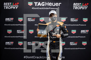 10/10/2021 - Azcona Mikel (spa), Zengo Motorsport, Cupa Leon Competicion TCR, portrait Best Lap Trophy during the Race 1 of the 2021 FIA WTCR Race of Czech Republic, 5th round of the 2021 FIA World Touring Car Cup, on the Autodrom Most, from October 8 to 10, 2021 in Most, Czech Republic - 2021 FIA WTCR RACE OF CZECH REPUBLIC, 5TH ROUND OF THE 2021 FIA WORLD TOURING CAR CUP - TURISMO E GRAN TURISMO - MOTORI