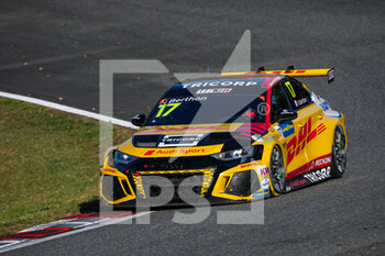 16/10/2021 - 17 Berthon Nathanaël (fra), Comtoyou DHL Team Audi Sport, Audi RS 3 LMS TCR (2021), action during the 2021 FIA WTCR Race of France, 6th round of the 2021 FIA World Touring Car Cup, on the Circuit Pau-Arnos, from October 16 to 17, 2021 in Arnos, France - 2021 FIA WTCR RACE OF FRANCE, 6TH ROUND OF THE 2021 FIA WORLD TOURING CAR CUP - TURISMO E GRAN TURISMO - MOTORI