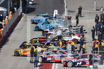 2021-11-05 - pitlane, during the 2021 FIA WTCR Race of Italy, 7th round of the 2021 FIA World Touring Car Cup, on the Adria International Raceway, from November 6 to 7, 2021 in Adria, Italy - 2021 FIA WTCR RACE OF ITALY, 7TH ROUND OF THE 2021 FIA WORLD TOURING CAR CUP - GRAND TOURISM - MOTORS