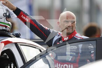 2021-11-07 - Tarquini Gabriele (ita), BRC Hyundai N Lukoil Squadra Corse, Hyundai Elantra N TCR, portrait , starting grid, grille de depart, during the 2021 FIA WTCR Race of Italy, 7th round of the 2021 FIA World Touring Car Cup, on the Adria International Raceway, from November 6 to 7, 2021 in Adria, Italy - 2021 FIA WTCR RACE OF ITALY, 7TH ROUND OF THE 2021 FIA WORLD TOURING CAR CUP - GRAND TOURISM - MOTORS