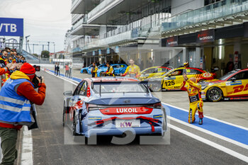 2021-11-27 - 03 Tarquini Gabriele (ita), BRC Hyundai N Lukoil Squadra Corse, Hyundai Elantra N TCR, action Tribute during the 2021 FIA WTCR Race of Russia, 8th round of the 2021 FIA World Touring Car Cup, on the Sochi Autodrom, from November 27 to 28, 2021 in Sochi, Russia- Photo Xavi Bonilla / DPPI - 2021 FIA WTCR RACE OF RUSSIA, 8TH ROUND OF THE 2021 FIA WORLD TOURING CAR CUP - GRAND TOURISM - MOTORS