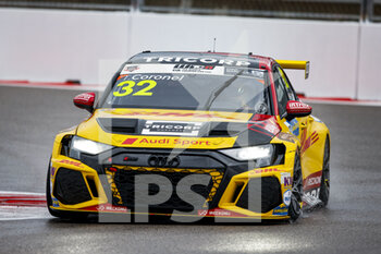 2021-11-27 - 32 Coronel Tom (ndl), Comtoyou DHL Team Audi Sport, Audi RS 3 LMS TCR (2021), action during the 2021 FIA WTCR Race of Russia, 8th round of the 2021 FIA World Touring Car Cup, on the Sochi Autodrom, from November 27 to 28, 2021 in Sochi, Russia- Photo Xavi Bonilla / DPPI - 2021 FIA WTCR RACE OF RUSSIA, 8TH ROUND OF THE 2021 FIA WORLD TOURING CAR CUP - GRAND TOURISM - MOTORS