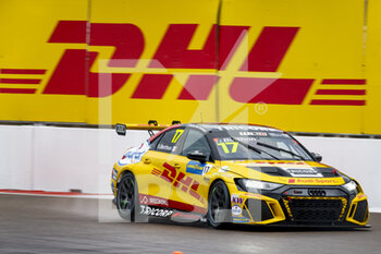 2021-11-27 - 17 Berthon Nathanaël (fra), Comtoyou DHL Team Audi Sport, Audi RS 3 LMS TCR (2021), action during the 2021 FIA WTCR Race of Russia, 8th round of the 2021 FIA World Touring Car Cup, on the Sochi Autodrom, from November 27 to 28, 2021 in Sochi, Russia- Photo Xavi Bonilla / DPPI - 2021 FIA WTCR RACE OF RUSSIA, 8TH ROUND OF THE 2021 FIA WORLD TOURING CAR CUP - GRAND TOURISM - MOTORS