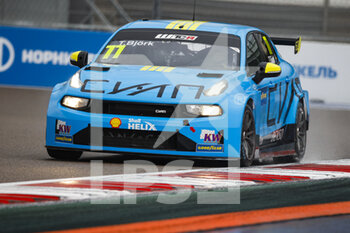 2021-11-27 - 11 Björk Thed (swe), Cyan Performance Lynk & Co, Lync & Co 03 TCR, action during the 2021 FIA WTCR Race of Russia, 8th round of the 2021 FIA World Touring Car Cup, on the Sochi Autodrom, from November 27 to 28, 2021 in Sochi, Russia- Photo Xavi Bonilla / DPPI - 2021 FIA WTCR RACE OF RUSSIA, 8TH ROUND OF THE 2021 FIA WORLD TOURING CAR CUP - GRAND TOURISM - MOTORS