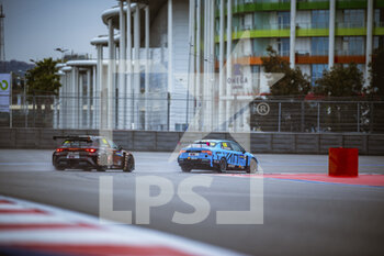 2021-11-27 - 68 Ehrlacher Yann (fra), Cyan Racing Lynk & Co, Lync & Co 03 TCR, action 96 Azcona Mikel (spa), Zengo Motorsport, Cupra Leon Competicion TCR, action during the 2021 FIA WTCR Race of Russia, 8th round of the 2021 FIA World Touring Car Cup, on the Sochi Autodrom, from November 27 to 28, 2021 in Sochi, Russia- Photo Evgeniy Safronov / DPPI - 2021 FIA WTCR RACE OF RUSSIA, 8TH ROUND OF THE 2021 FIA WORLD TOURING CAR CUP - GRAND TOURISM - MOTORS