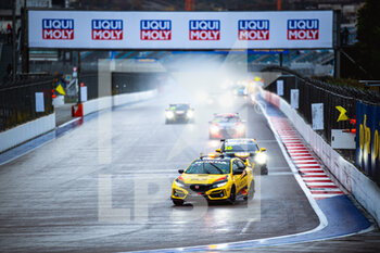 2021-11-28 - Safety car during the 2021 FIA WTCR Race of Russia, 8th round of the 2021 FIA World Touring Car Cup, on the Sochi Autodrom, from November 27 to 28, 2021 in Sochi, Russia- Photo Evgeniy Safronov / DPPI - 2021 FIA WTCR RACE OF RUSSIA, 8TH ROUND OF THE 2021 FIA WORLD TOURING CAR CUP - GRAND TOURISM - MOTORS