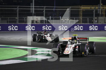 2021-12-05 - 10 Pourchaire Théo (fra), ART Grand Prix, Dallara F2, action during the 7th round of the 2021 FIA Formula 2 Championship from December 3 to 5, 2021 on the Jeddah Corniche Circuit, in Jeddah, Saudi Arabia - 7TH ROUND OF THE 2021 FIA FORMULA 2 CHAMPIONSHIP - W Series - MOTORS