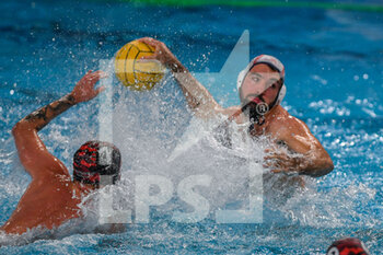 2021-09-24 - IVANKOVIC Marko (Montpellier) and Andrea Fondelli (Savona) - CARIGE R.N. SAVONA (ITA) VS MONTPELLIER WATERPOLO (FRA) - LEN CUP - CHAMPIONS LEAGUE - WATERPOLO