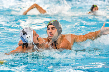 2021-09-18 - Di Rocco (Waterpolis Anzio) , Di Martire (Posillipo) - ANZIO WATERPOLIS VS CN POSILLIPO - ITALIAN CUP - WATERPOLO