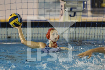 2021-11-18 - Divina NIGRO of Lille UC (FRA)   in action during the Waterpolo Euro League Women, Group B, Day 1 between Lille UC and Sirens Malta at Polo Natatorio, 18th November, 2021 in Rome, Italy.  - LILLE UC VS SIRENS MALTA - EURO LEAGUE WOMEN - WATERPOLO