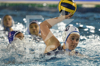 2021-11-18 - Daniela VOMASTKOVA of Lille UC (FRA)  in action during the Waterpolo Euro League Women, Group B, Day 1 between Lille UC and Sirens Malta at Polo Natatorio, 18th November, 2021 in Rome, Italy.  - LILLE UC VS SIRENS MALTA - EURO LEAGUE WOMEN - WATERPOLO