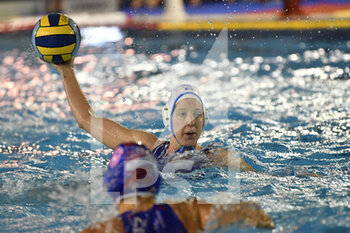 2021-11-18 - Jaqueline KOHLI of Lille UC (FRA)  in action during the Waterpolo Euro League Women, Group B, Day 1 between Lille UC and Sirens Malta at Polo Natatorio, 18th November, 2021 in Rome, Italy.  - LILLE UC VS SIRENS MALTA - EURO LEAGUE WOMEN - WATERPOLO