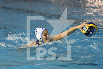 2021-11-18 - Juliette D'HALLUIN of Lille UC (FRA)  in action during the Waterpolo Euro League Women, Group B, Day 1 between Lille UC and Sirens Malta at Polo Natatorio, 18th November, 2021 in Rome, Italy.  - LILLE UC VS SIRENS MALTA - EURO LEAGUE WOMEN - WATERPOLO
