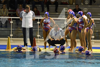 2021-11-18 - Sirens Malta Team in action during the Waterpolo Euro League Women, Group B, Day 1 between Lille UC and Sirens Malta at Polo Natatorio, 18th November, 2021 in Rome, Italy.  - LILLE UC VS SIRENS MALTA - EURO LEAGUE WOMEN - WATERPOLO