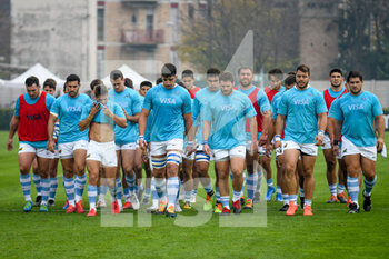 2021-11-13 - Argentina team before the match - TEST MATCH 2021, ITALIA VS ARGENTINA - AUTUMN NATIONS SERIES - RUGBY