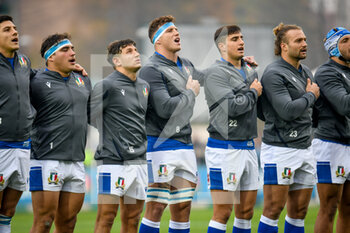 2021-11-13 - Italy team during the national anthem - TEST MATCH 2021, ITALIA VS ARGENTINA - AUTUMN NATIONS SERIES - RUGBY