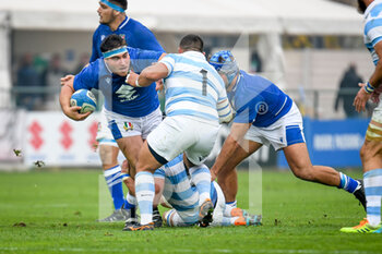 2021-11-13 - Ivan Nemer (Italy) in action against Thomas Gallo (Argentina) - TEST MATCH 2021, ITALIA VS ARGENTINA - AUTUMN NATIONS SERIES - RUGBY