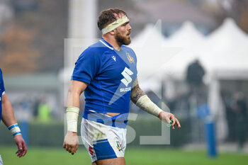 2021-11-13 - Niccolò Cannone (Italy) portrait - TEST MATCH 2021, ITALIA VS ARGENTINA - AUTUMN NATIONS SERIES - RUGBY