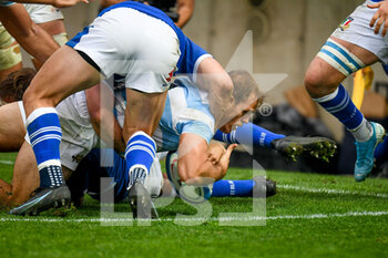 2021-11-13 - Facundo Bosch (Argentina) scores a try deletes - TEST MATCH 2021, ITALIA VS ARGENTINA - AUTUMN NATIONS SERIES - RUGBY