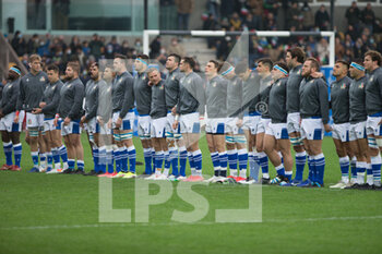 2021-11-20 - Italians teams during national anthems - ITALIA VS URUGUAY - AUTUMN NATIONS SERIES - RUGBY