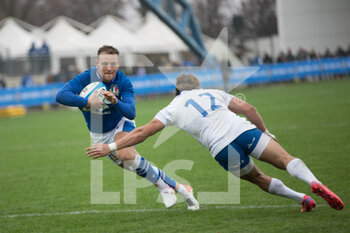 2021-11-20 - Callum BRALEY (Italy) carries the ball - ITALIA VS URUGUAY - AUTUMN NATIONS SERIES - RUGBY