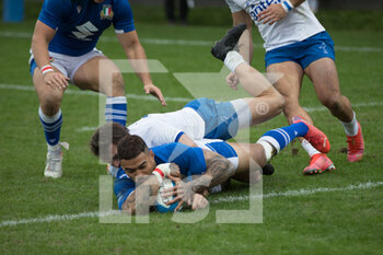 2021-11-20 - Montanna IOANE (Italy) is tackled - ITALIA VS URUGUAY - AUTUMN NATIONS SERIES - RUGBY