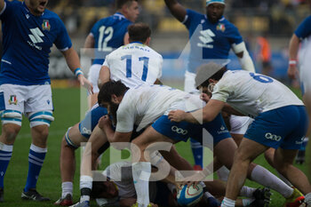 2021-11-20 - scrum between Italy and Uruguay - ITALIA VS URUGUAY - AUTUMN NATIONS SERIES - RUGBY