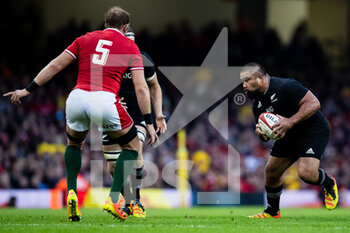 2021-10-30 - Nepo Laulala of New Zealand during the Autumn Internationals rugby union match between Wales and New Zealand on October 30, 2021 at Principality Stadium in Cardiff, Wales - WALES VS NEW ZEALAND - AUTUMN NATIONS SERIES - RUGBY