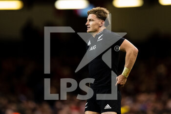 2021-10-30 - Jordie Barrett of New Zealand during the Autumn Internationals rugby union match between Wales and New Zealand on October 30, 2021 at Principality Stadium in Cardiff, Wales - WALES VS NEW ZEALAND - AUTUMN NATIONS SERIES - RUGBY