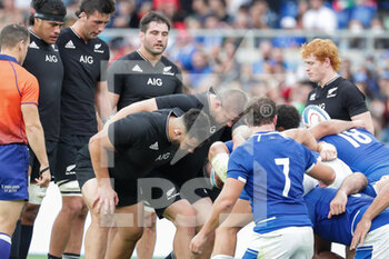 2021-11-06 - scrum New Zealand - ITALY VS NEW ZELAND - AUTUMN NATIONS SERIES - RUGBY