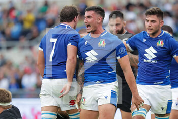 2021-11-06 - Italy exultation - ITALY VS NEW ZELAND - AUTUMN NATIONS SERIES - RUGBY