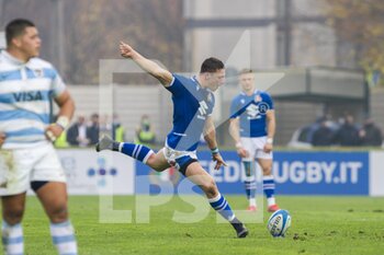 2021-11-13 - 13/11/2021; Foto Alfio Guarie; Autumn Nations Cup; Stadio Monigo di Treviso; Italia Vs Argentina; Rugby; Italy v Argentina; Test Match - ITALIA VS ARGENTINA - AUTUMN NATIONS SERIES - RUGBY