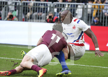 2021-11-14 - Sekou Macalou of France during the Autumn Nations Series 2021, rugby union test match between France and Georgia on November 14, 2021 at Stade Matmut Atlantique in Bordeaux, France - TEST MATCH 2021 - FRANCE VS GEORGIA - AUTUMN NATIONS SERIES - RUGBY