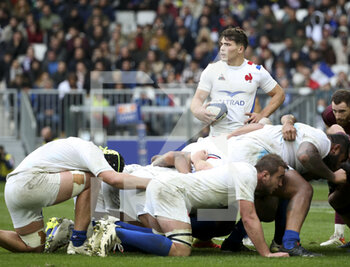 2021-11-14 - Antoine Dupont of France during the Autumn Nations Series 2021, rugby union test match between France and Georgia on November 14, 2021 at Stade Matmut Atlantique in Bordeaux, France - TEST MATCH 2021 - FRANCE VS GEORGIA - AUTUMN NATIONS SERIES - RUGBY