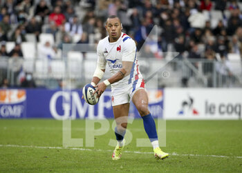 2021-11-14 - Gael Fickou of France during the Autumn Nations Series 2021, rugby union test match between France and Georgia on November 14, 2021 at Stade Matmut Atlantique in Bordeaux, France - TEST MATCH 2021 - FRANCE VS GEORGIA - AUTUMN NATIONS SERIES - RUGBY