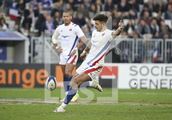2021-11-14 - Romain Ntamack of France during the Autumn Nations Series 2021, rugby union test match between France and Georgia on November 14, 2021 at Stade Matmut Atlantique in Bordeaux, France - TEST MATCH 2021 - FRANCE VS GEORGIA - AUTUMN NATIONS SERIES - RUGBY