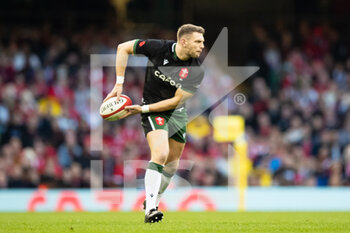 2021-11-14 - Dan Biggar of Wales during the Autumn Nations Series 2021, rugby union test match between Wales and Fiji on November 14, 2021 at Principality Stadium in Cardiff, Wales - TEST MATCH 2021 - WALES VS FIJI - AUTUMN NATIONS SERIES - RUGBY