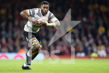 2021-11-14 - Viliame Mata of Fiji during the Autumn Nations Series 2021, rugby union test match between Wales and Fiji on November 14, 2021 at Principality Stadium in Cardiff, Wales - TEST MATCH 2021 - WALES VS FIJI - AUTUMN NATIONS SERIES - RUGBY