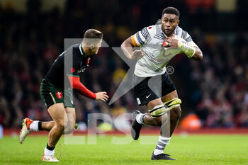 2021-11-14 - Viliame Mata of Fiji during the Autumn Nations Series 2021, rugby union test match between Wales and Fiji on November 14, 2021 at Principality Stadium in Cardiff, Wales - TEST MATCH 2021 - WALES VS FIJI - AUTUMN NATIONS SERIES - RUGBY