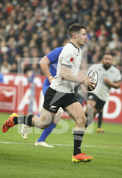 2021-11-20 - Will Jordan of New Zealand during the Autumn Nations Series 2021, rugby union test match between France and New Zealand (All Blacks) on November 20, 2021 at Stade de France in Saint-Denis near Paris, France - FRANCE VS NEW ZEALAND (ALL BLACKS) - AUTUMN NATIONS SERIES - RUGBY
