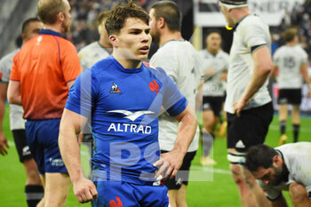 2021-11-20 - Antoine Dupont (FRA) during the Autumn Nations Series 2021, rugby union test match between France and New Zealand on November 20, 2021 at Stade de France in Saint-Denis, France - FRANCE VS NEW ZEALAND (ALL BLACKS) - AUTUMN NATIONS SERIES - RUGBY