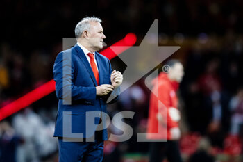 2021-11-20 - Head Coach Wayne Pivac of Wales during the Autumn Nations Series 2021, rugby union test match between Wales and Australia on November 20, 2021 at the Principality Stadium in Cardiff, Wales - TEST MATCH 2021 - WALES VS AUSTRALIA - AUTUMN NATIONS SERIES - RUGBY