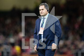 2021-11-20 - Head Coach Dave Rennie of Australia during the Autumn Nations Series 2021, rugby union test match between Wales and Australia on November 20, 2021 at the Principality Stadium in Cardiff, Wales - TEST MATCH 2021 - WALES VS AUSTRALIA - AUTUMN NATIONS SERIES - RUGBY