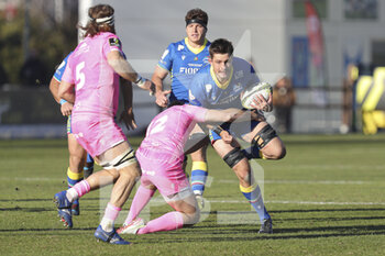 2021-12-11 - Liam Mitchell (Zebre) in action - ZEBRE RUGBY CLUB VS BIARRITZ OLYMPIQUE - CHALLENGE CUP - RUGBY