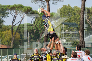 2021-09-11 - 6 Lewis RUGBY CALVISANO in touche - LAZIO RUGBY VS RUGBY CALVISANO - ITALIAN CUP - RUGBY