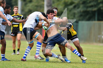 2021-09-11 - Giovanni Montemauri (SS Lazio Rugby 1927) placcato - LAZIO RUGBY VS RUGBY CALVISANO - ITALIAN CUP - RUGBY