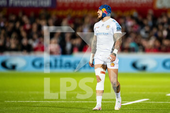 2021-10-29 - Jack Nowell of Exeter Chiefs during the English championship Gallagher Premiership Rugby Union match between Gloucester Rugby and Exeter Chiefs on October 29, 2021 at the Kingsholm Stadium in Gloucester, England - GLOUCESTER RUGBY VS EXETER CHIEFS - PREMERSHIP RUGBY UNION - RUGBY