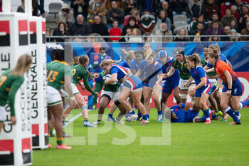 2021-11-06 - Coco Lindelauf of France during the Women's Autumn Internationals rugby union match between France and South Africa on November 6, 2021 at La Rabine stadium in Vannes, France - WOMEN'S TEST MATCH FRANCE VS SOUTH AFRICA - TEST MATCH - RUGBY