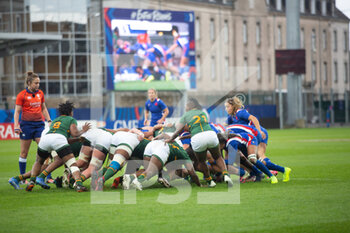 2021-11-06 - Scrum illustration during the Women's Autumn Internationals rugby union match between France and South Africa on November 6, 2021 at La Rabine stadium in Vannes, France - WOMEN'S TEST MATCH FRANCE VS SOUTH AFRICA - TEST MATCH - RUGBY